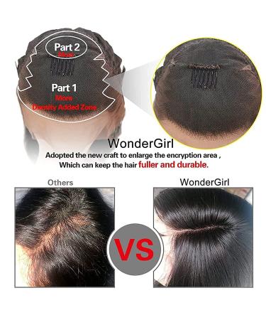 200% Density 13x4 Lace Frontal Human Hair Wig | Transparent Water Wave & Deep Wave | Wet and Wavy | Pre Plucked & Glueless | 16 Inch - Buy Online on GoSupps.com