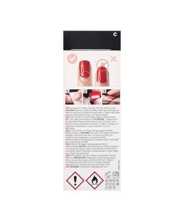 Kiss imPRESS Halloween Press-On Manicure - Short Square Fake Nails 30 Pack - Perfect for Spooky Season - Buy Online on GoSupps.com