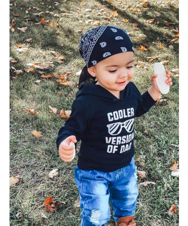 Amissz Baby Boy Toddler Outfit | Letter Printed Sweatshirt & Ripped Jeans Set | 4-5 Years Black - Buy Online on GoSupps.com