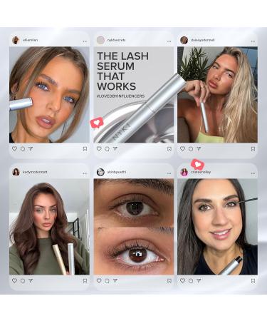 NYK1 CONCENTRATED Lash Serum For Eyelash Growth (3ml) LashForce Eyelash Serum To Grow Lashes Longer And Thicker - Lash Growth Serums For Easy Application And Long Lasting Results For Fuller Eyelashes LashForce (3ml) Lash Gr  - Buy Online on GoSupps.com