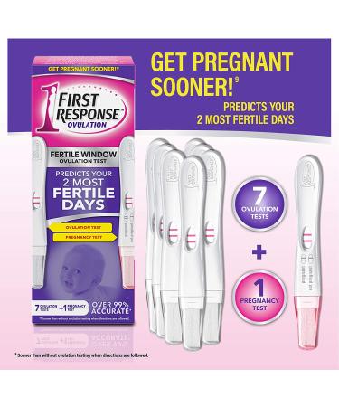 First Response Ovulation & Pregnancy Test Kit - 7 Ovulation & 1 Pregnancy Test - Buy Online on GoSupps.com