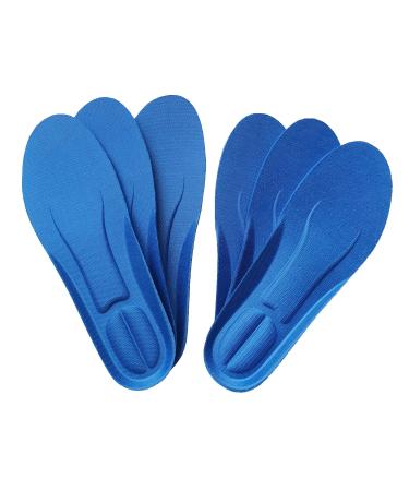 3 Pairs Shoe Insoles Men Women Memory Foam Insoles  Replacement Insoles for Work Boots Sneakers Running Shoes  Cushion Shock Absorbing  Comfort Breathable Inner Soles (Women 7.5-9.5 / Men 6.5-8.5)