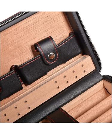 Cigar Boxs Cigar Case Cigar Box Cigar Humidors Leather Cigar Humidor with a Humidifier and Stainless Cutter Portable Light Weight Gift - Buy Online on GoSupps.com