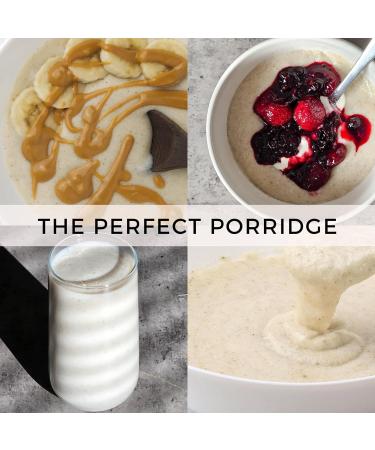 Masago Creamy Sorghum Porridge - 100% Natural Low Calorie Gut Friendly & Protein Rich - 20% Superfoods Chia Flaxseeds Cashew Almond & Gluten Free Oats (Ultra-Fine) 600g - Buy Online on GoSupps.com