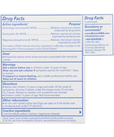 Buy BOIRON Cyclease Cramp Tablets - 60 CT | Relieve Menstrual Cramps - Fast Shipping Worldwide - Buy Online on GoSupps.com