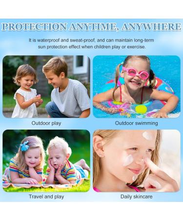 Lot de 2 B ton de Cr me Solaire pour B b Enfants SPF 50 Cr me Solaire R sistante L'eau Min rale en stick Formule Non Grasse Protection UVA et UVB pour Peaux Sensibles et D licates - Buy Online on GoSupps.com
