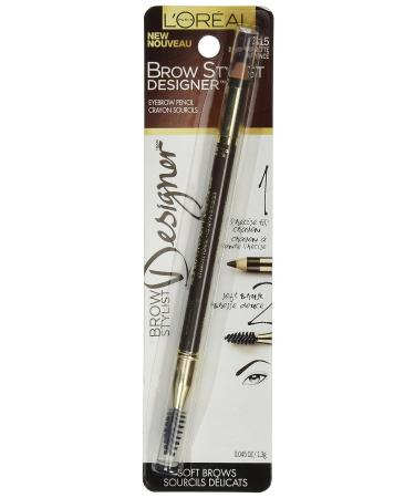 L'Or al Paris Brow Stylist Designer Brow Pencil Dark Brunette 0.045 oz. - Define and Enhance Brows - Buy Online on GoSupps.com