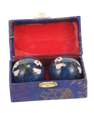 Gatuida 2st Fitness handball handballs Handfitness balls Small balls Practical balls Fitness devices fitness equipment panda outside -Box massage device Little ball gymnastics ball enamel