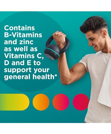 Centrum Men's Multivitamin Gummies Immune Energy Healthy Appearance Support 100 Count 50 Day Supply Vitamin Fruit 100 Count (Pack of 1) - Buy Online on GoSupps.com