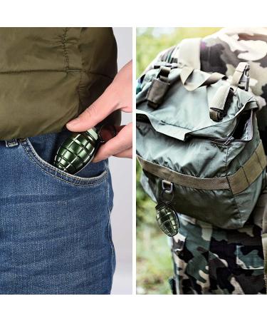 Green Keychain Pill Holder & Storage Case - Waterproof EDC Gadget Dry Box for Outdoor Adventures - Buy Online on GoSupps.com