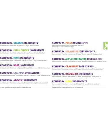 VitaOrganic Kombucha Tea Drink 330ml - Sparkling Green Tea with Live Kombucha Culture - 100% Organic Plant-Based Drinks - Buy Online on GoSupps.com