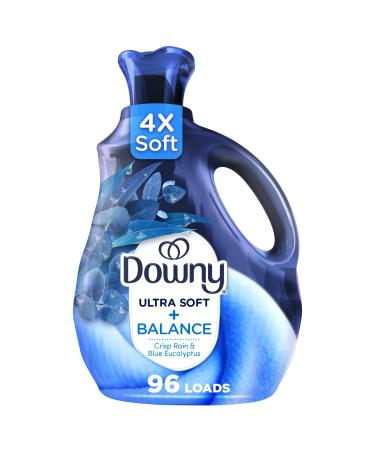 Downy Ultra Soft Fabric Softener Liquid Balance Crisp Rain and Blue Eucalyptus 1.92L 1.92 l (Pack of 1)