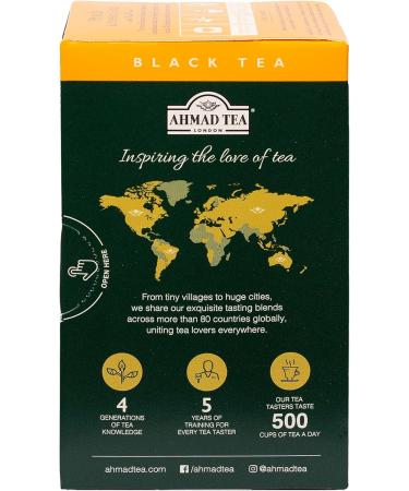 Ahmad Tea Peach & Passion Fruit Black Tea - 20 Teabag Sachets | 20 Count Pack - Buy Online on GoSupps.com