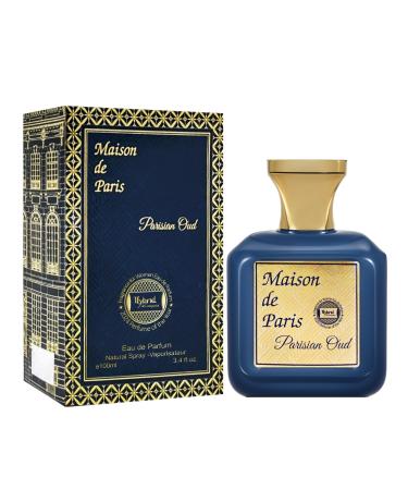 Hybrid & Company Women Maison De Paris Parisian Oud Eau De Parfum Natural Spray Vaporisateur 3.4 Fl Oz MAISON DE PARIS PARISIAN OUD 3.4 Fl Oz (Pack of 1)
