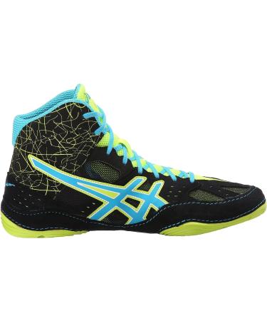 ASICS Men's Cael V6.0 Black/Atomic Blue/Flash Yellow Size 11 - Buy Online on GoSupps.com