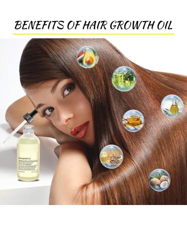 Veganic Hair Oil 100% Natural Hair Growth Oil With Caffeine Biotin Coconut Oil Argan Oil Rosemary Oil and Castor Oil for Hair Growth Thickening Hair Mask & Hair Loss Treatment 60ml orange - Buy Online on GoSupps.com