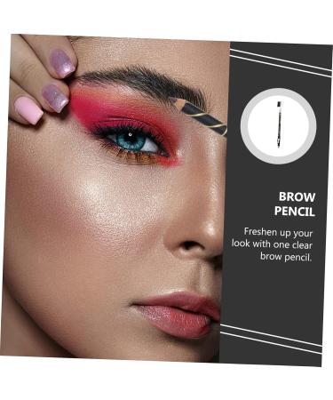 NOLITOY 4pcs Two-in-one Eyebrow Pencil Eyebrow Pen Brown Eyeliner Pencils Women Eyebrow Pencils Girl - Buy Online on GoSupps.com