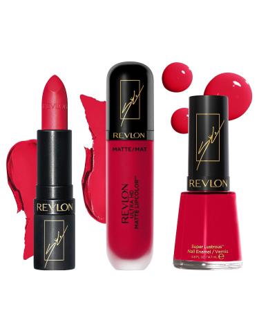 REVLON X Sofia Carson Makeup Kit - The Sofia Reds | 3 Count | International Shipping Available - Buy Online on GoSupps.com