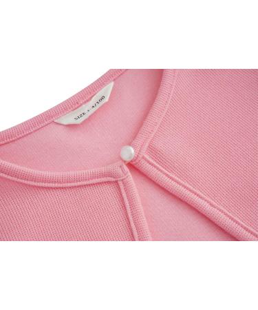 BONNY BILLY Girls Knitted Cotton Cardigan Shrug - Pink, 10-11 Years | Kids Clothing - Buy Online on GoSupps.com