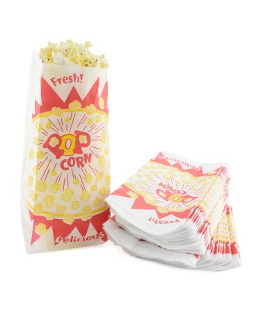 1 oz. Popcorn Bag, Burst Design, 1000 per Case