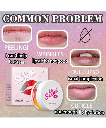 Nourishing Smooth Lip Scrub Soft Long Lasting Moisturizing Lip Scrubber Exfoliator for Men & Women Gentle Non-Greasy Sugar Scrub Lip Cares Moisturizer - Buy Online on GoSupps.com