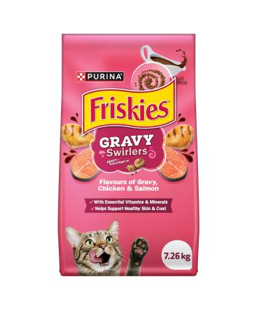 Friskies Gravy Swirlers Dry Cat Food - 7.26 kg Bag