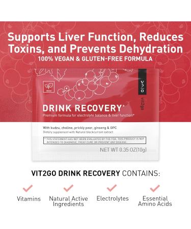 Drink Recovery Electrolytes Powder 250g with Vitamins Vegan Electrolyte Packets for Hydration & Liver Detox Blackcurrant Flavor (25 Portions) 8.2 Ounce (Pack of 1) - Buy Online on GoSupps.com