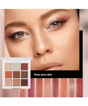Eye Makeup Palette 9 Colors Eye Makeup Palette Waterproof Eye Shadow Powder Bright and Warm Colorful Eye Shadows Makeup Pallet Set Frifer 03 - Buy Online on GoSupps.com