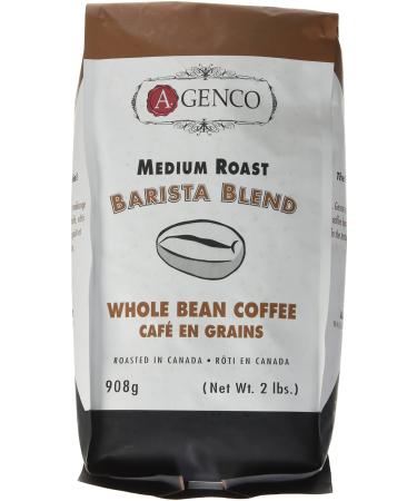 A.Genco Importing Whole Bean Barista Blend Espresso Coffee Italian Espresso 908 Grams