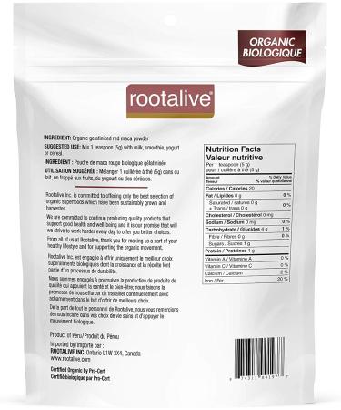 Rootalive Organic Gelatinized Red Maca Powder 200g 200 g (Pack of 1) - Buy Online on GoSupps.com