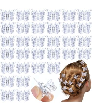 60 Pieces Mini Hair Claws Clip Butterfly Plastic Hair Claws Pins Clamps Hair Accessories for Girls and Women  Clear - Buy Online on GoSupps.com