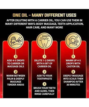 MILIVOL Clove Oil for Teeth and Gums- 10% Pure Natural Clove Essential Oil for Toothache, Sore Muscles, Skin & Hair Care - Soothing Clove Bud Essential Oil - 1Fl Oz - Buy Online on GoSupps.com