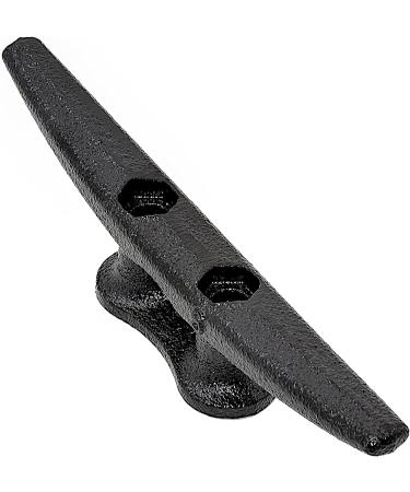 QPURO 6-Inch Black Cast Iron Dock Cleat 5-Pack for Boats - Marine Deck Rope Cleats for Nautical Decor - Buy Online on GoSupps.com