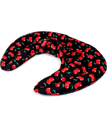 Cozy Cherry-Black Neck Pillow with Stand-Up Collar - Heat Pad & Cherry Stone Comfort - Buy Online on GoSupps.com
