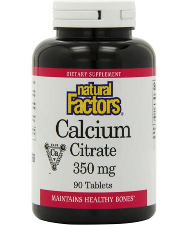Natural Factors - Calcium Factor+ Citrate 350mg 90 Tablets - Buy Online on GoSupps.com