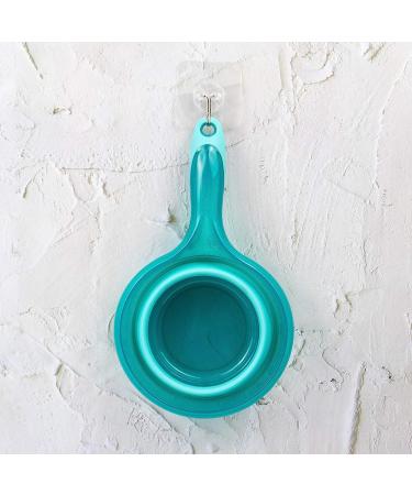 AUEAR Collapsible Spoon Folding Water Ladle - Blue | Ideal for Bath, Shower, and Washing - Buy Online on GoSupps.com