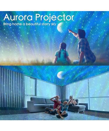 iBell LED Star Projector Night Light | 3-in-1 Aurora Galaxy Light with White Noise, Timer & Remote Control - Perfect for Bedroom, Kids, Adults, Gifts, Parties | Sensory Lights for Room Decor - Buy Online on GoSupps.com