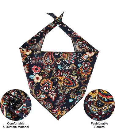 Jupsk Pet Dogs Cats Cowboy Costume Hats and Bandanas Scarf Set of 4 Pet Cowboy Caps and Triangle Scarves Accessories for Puppy Kitten Pet Party Festival and Daily Wearing Decoration - Buy Online on GoSupps.com