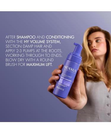 Nexxus Hy-Volume Weightless Lift Cloud Foam Treatment for Flat & Limp Hair 48 Hours Volume ProteinFusion with Collagen & Hyaluronic Acid 5.5 fl oz - Buy Online on GoSupps.com