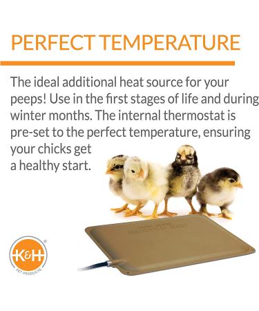 K&H Pet Products Thermo-Peep Heated Pad Tan Petite 9 X 12 Inches - Buy Online on GoSupps.com
