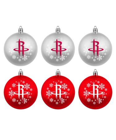 Topperscot Houston Rockets NBA Christmas Baubles Gift Set (6 Pieces)