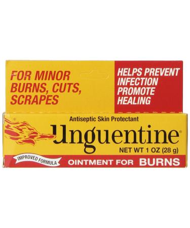 Oakhurst Co. Unguentine Antiseptic Ointment for Burns Cuts & Scrapes Assorted 1 Ounce Regular