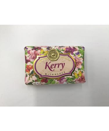 Kerry - Gift Soap Bar For Her Birthday Rose Scent Mum Grandmother Cleanser Lather Present Girl