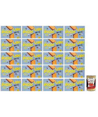 Italian Gourmet E.R. Set of 20 boxes of Pick Up Choco & Milk Milk with Milk Cream in a Double Biscuit 128g Package Each Pack Contains 4 x 28g Cookies + Polpa di Pomodoro Italian Gourmet