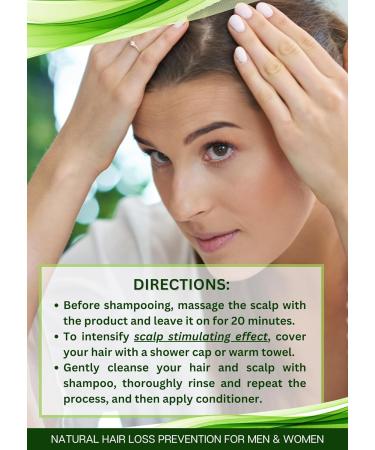 Botanical Hair Growth Caffeine Oil | Scalp Revitalizing Pre-Shampoo for Hair Loss | Biotin Hair Thickening Treatment for Women & Men - 4.2 Fl Oz - Buy Online on GoSupps.com