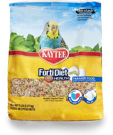 Kaytee Forti-Diet Pro Health Egg-Cite! Parakeet Food 5lb - Nutritious & Balanced Diet - Buy Online on GoSupps.com