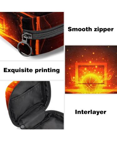 Cool Fire Basketball Hoop: Portable Menstrual Cup & Sanitary Napkin Storage for Women & Teens - Buy Online on GoSupps.com