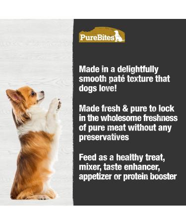 PureBites 100% Pure Chicken & Pumpkin Pate Dog Treat|Single 2.5oz can|only 2 Ingredients Chicken & Pumpkin 71 g (Pack of 16) - Buy Online on GoSupps.com