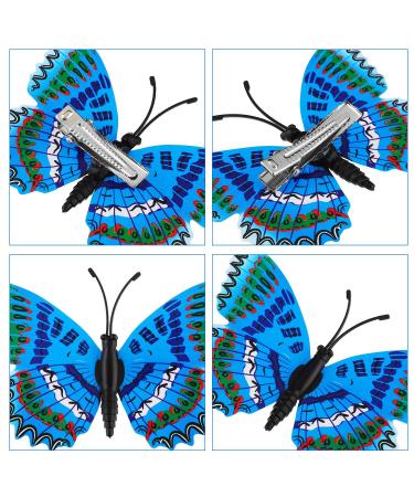 24 Pieces Small Realistic Butterfly Hair Clips in Colorful Blue - Handmade 90s Barrettes for Women and Girls - Buy Online on GoSupps.com