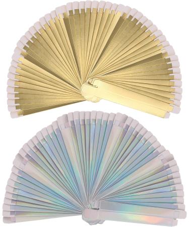 Holographic Gold Eyeliner and Lip Gloss Packaging Box Set - 50 Pieces | Makeup Sample Wrapping Storage for Gifts and Business | DIY Twist Pen Holder | 14.5 x 1.6 x 1.6cm - Buy Online on GoSupps.com